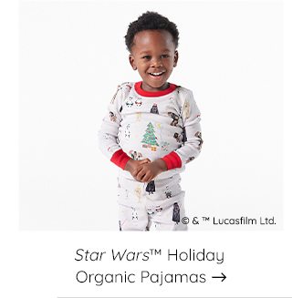 STAR WARS HOLIDAY ORGANIC PAJAMAS