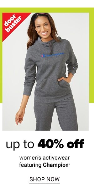 up to 40% off women's active wear from Champion - Shop Now