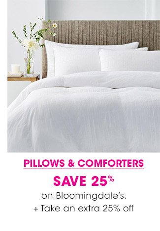 PILLOWS & COMFORTERS