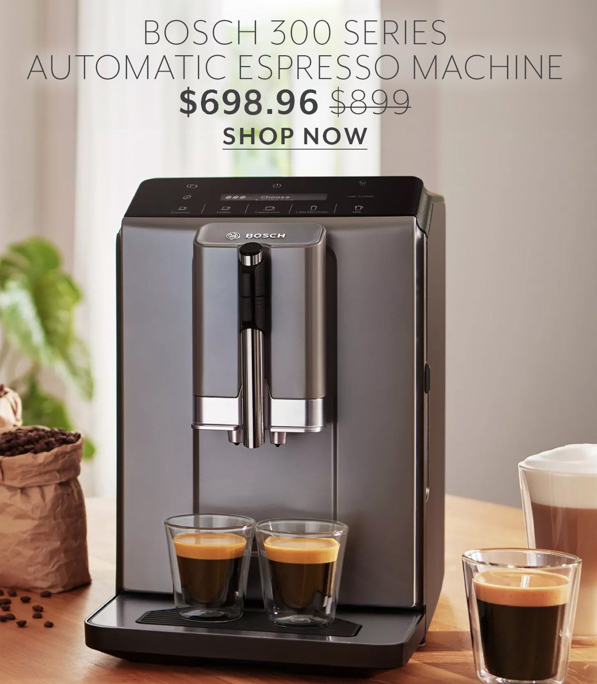 Bosch 300 Series Automatic Espresso Machine