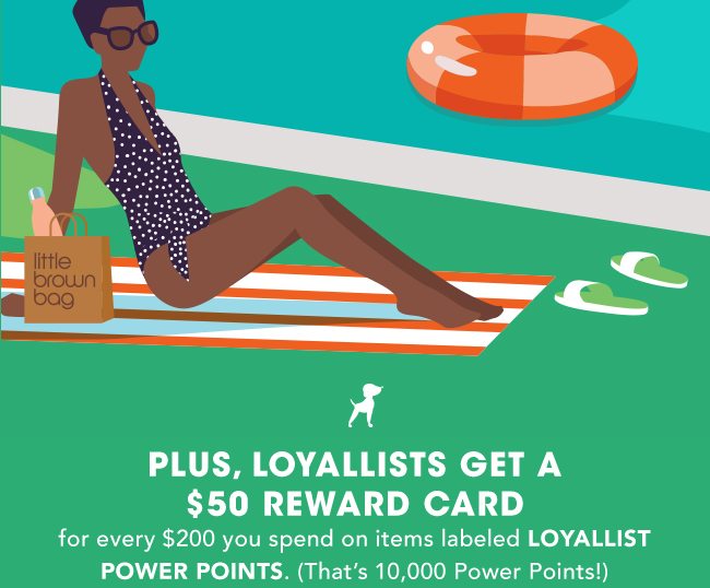 LOYALLIST $50 REWARD CARD