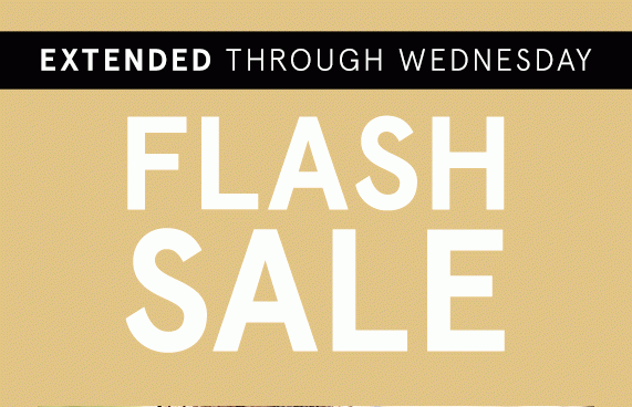 FLASH SALE! Three Days Only