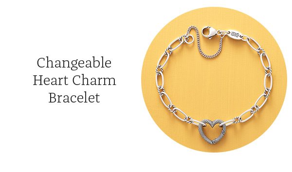 Changeable Heart Charm Bracelet