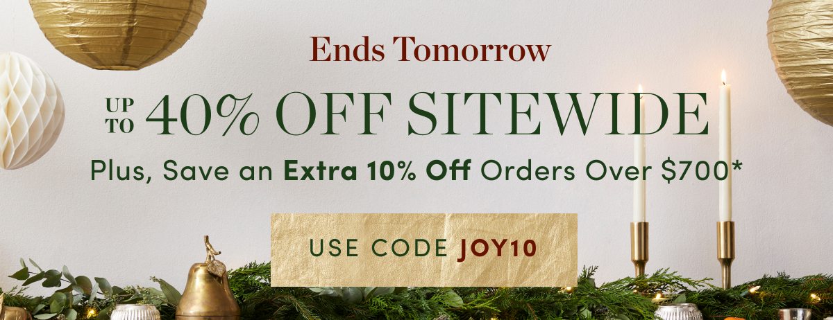 Up to 30 Percent Off Sitewide