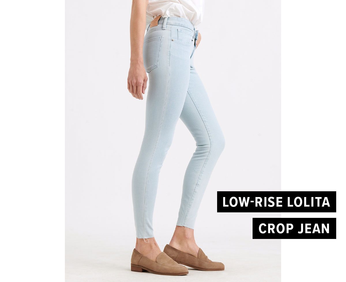 Low-Rise Lolita Crop Jean
