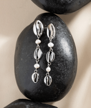 Cowrie Drop Earring