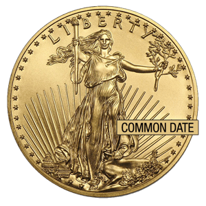 1 oz American Gold Eagle Coin (Common Date)