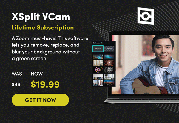 XSplit Vcam Lifetime Subscription | Get It Now 