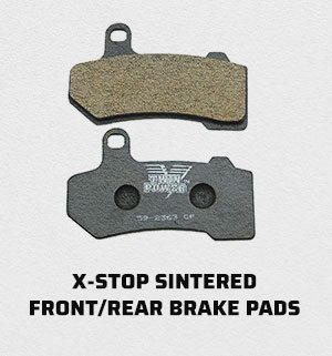 X-Stop Sintered front/rear brake
