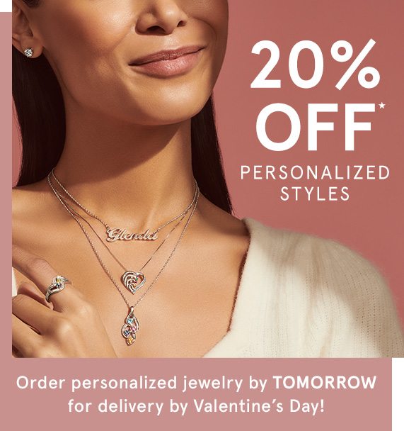 20% Off Personalized Styles