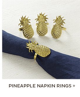 Pineapple Napkin Rings