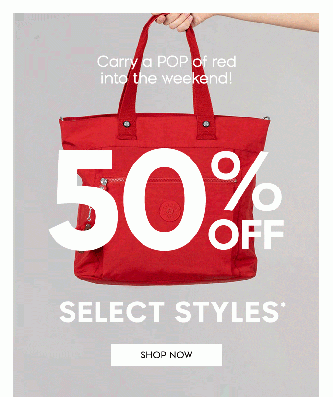 50% Off Select Styles. Shop Now