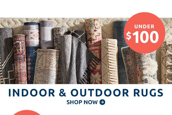 Indoor & Outdoor Rugs Under $100