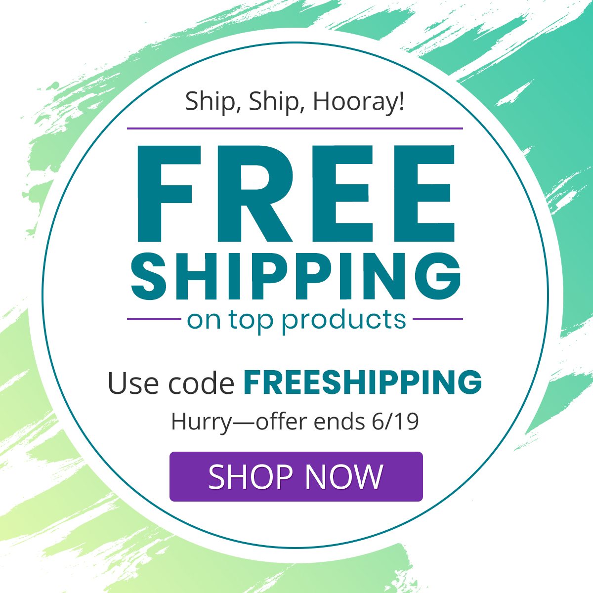 FREE Shipping on top products