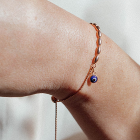 Evil Eye Pull Chain Bracelet| Shop Now