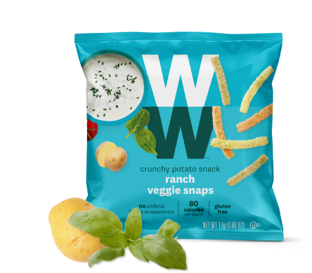 WW™ | crunchy potato snack | ranch veggie snaps