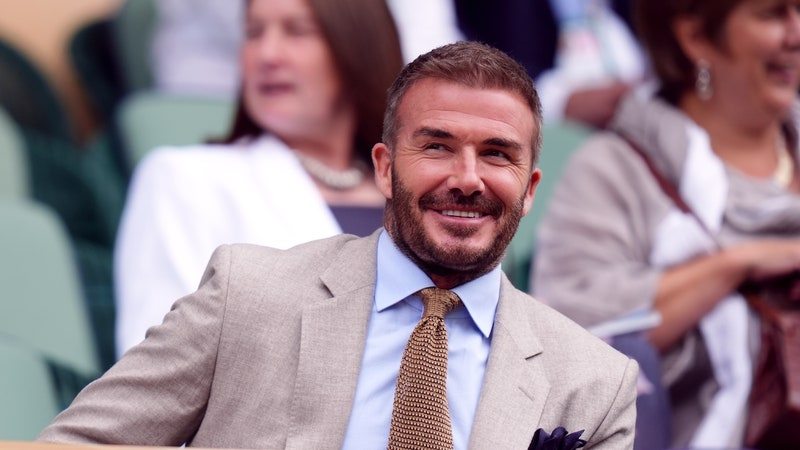 David Beckham in the royal box of centre court on day one of the 2024 Wimbledon Championships at the All England Lawn Tennis and Croquet Club, London. Picture date: Monday July 1, 2024. (Photo by John Walton/PA Images via Getty Images)