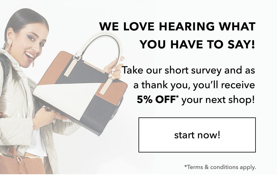 Take our survey for 5% off!