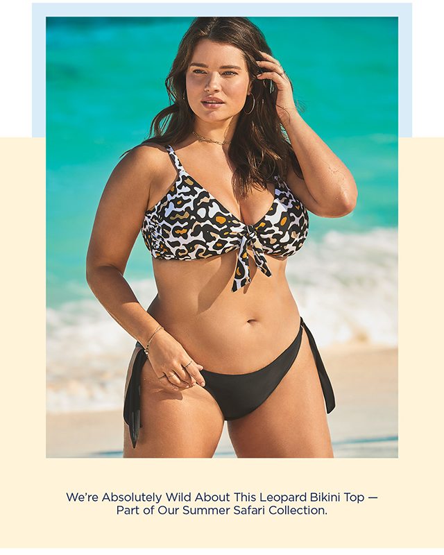 We're Absolutely Wild About This Leopard Bikini Top