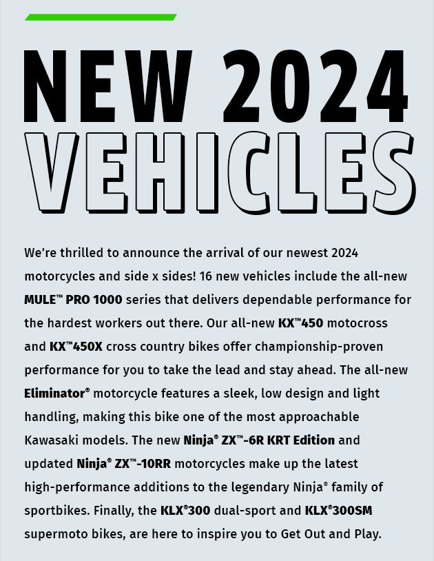 NEW 2024 VEHICLES