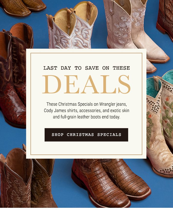 These Christmas Deals End Today - Boot 