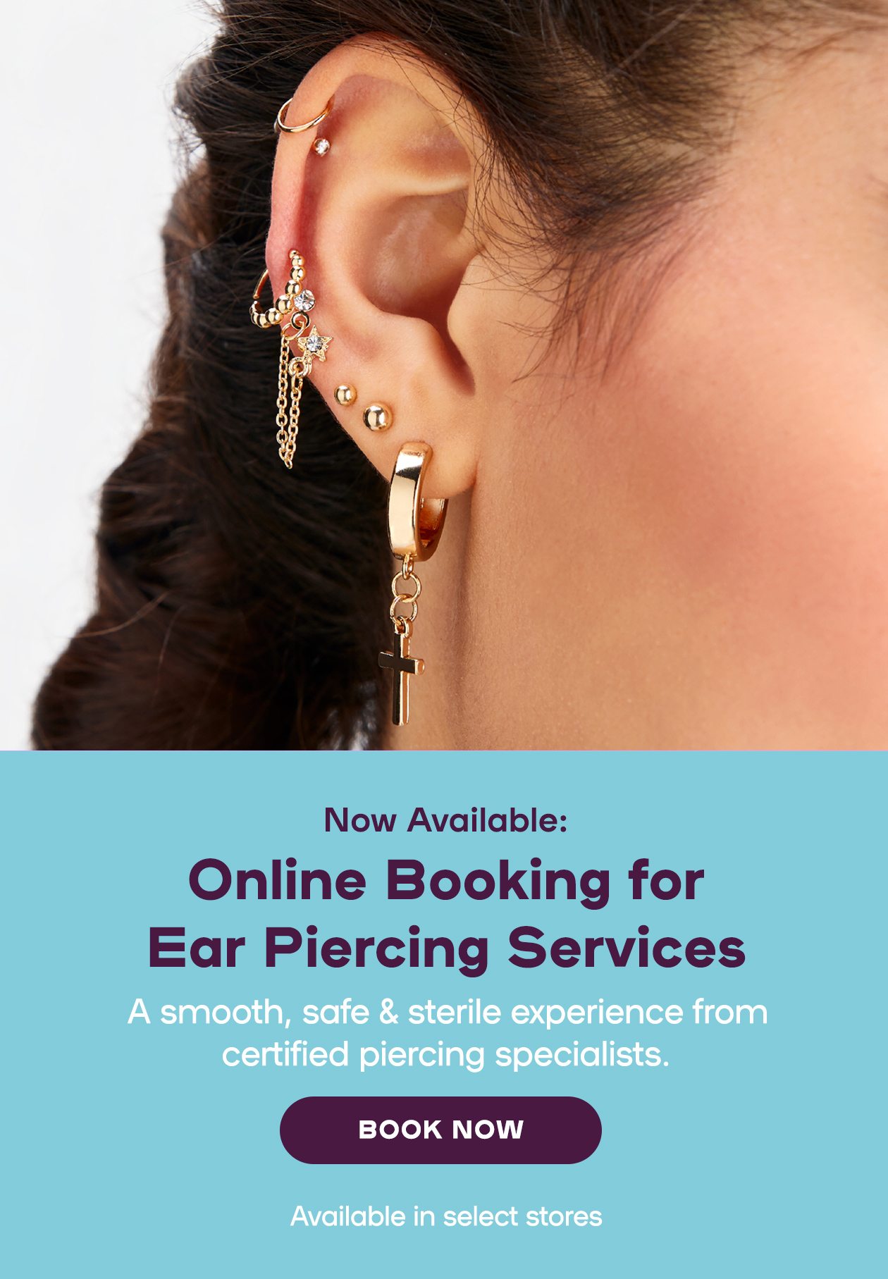 NEW Ear Piercing Booking Service