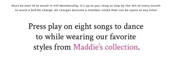 Maddie Ziegler made you something special! 💃 - Fabletics Email Archive