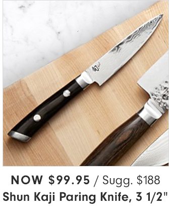 Now $99.95 - Shun Kaji Paring Knife, 3 1/2”