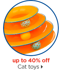 Up to 40% off. Cat toys.