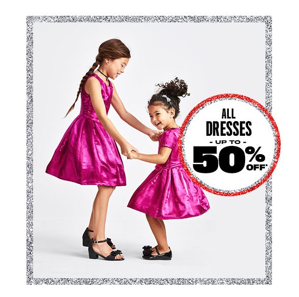 All Dresses Up to 50% Off