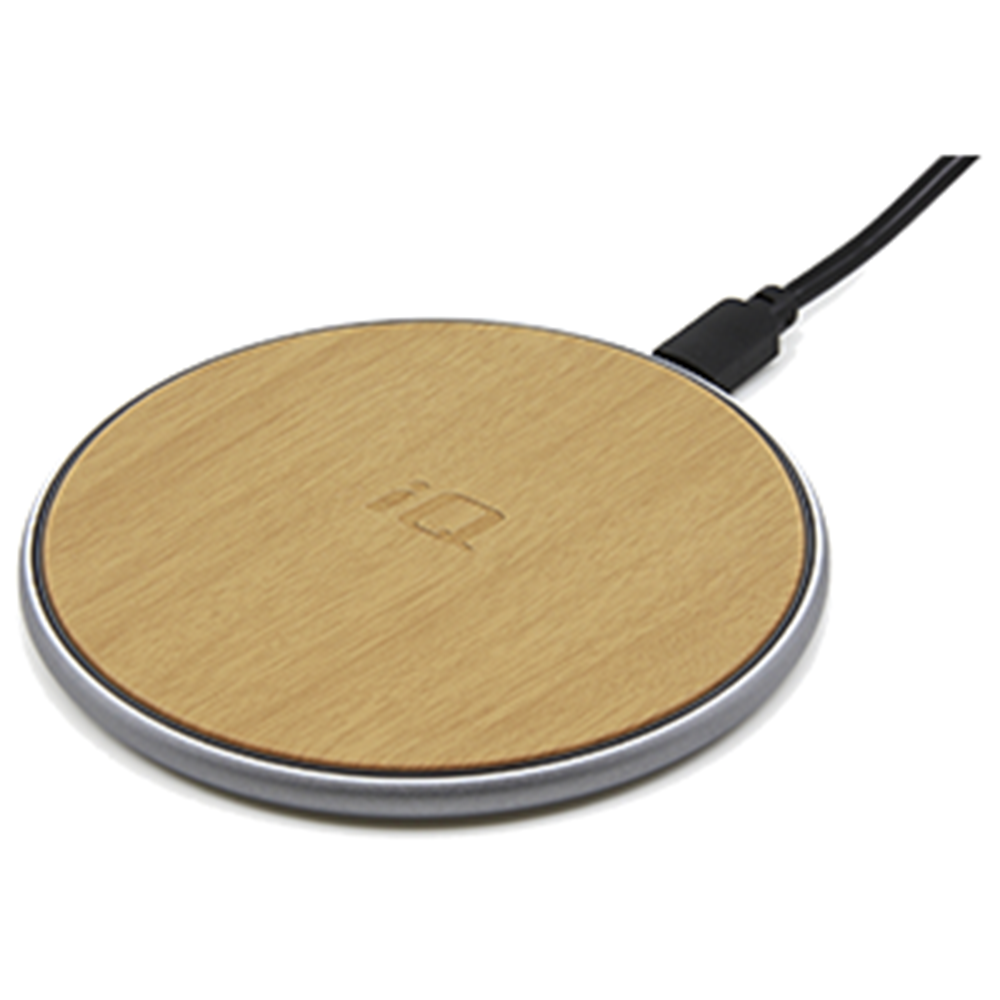 IQ FAST WIRELLESS CHARGING PAD WOOD
