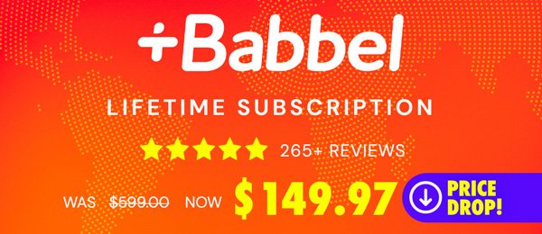 Babbel Language Learning: Lifetime Subscription (All Languages)