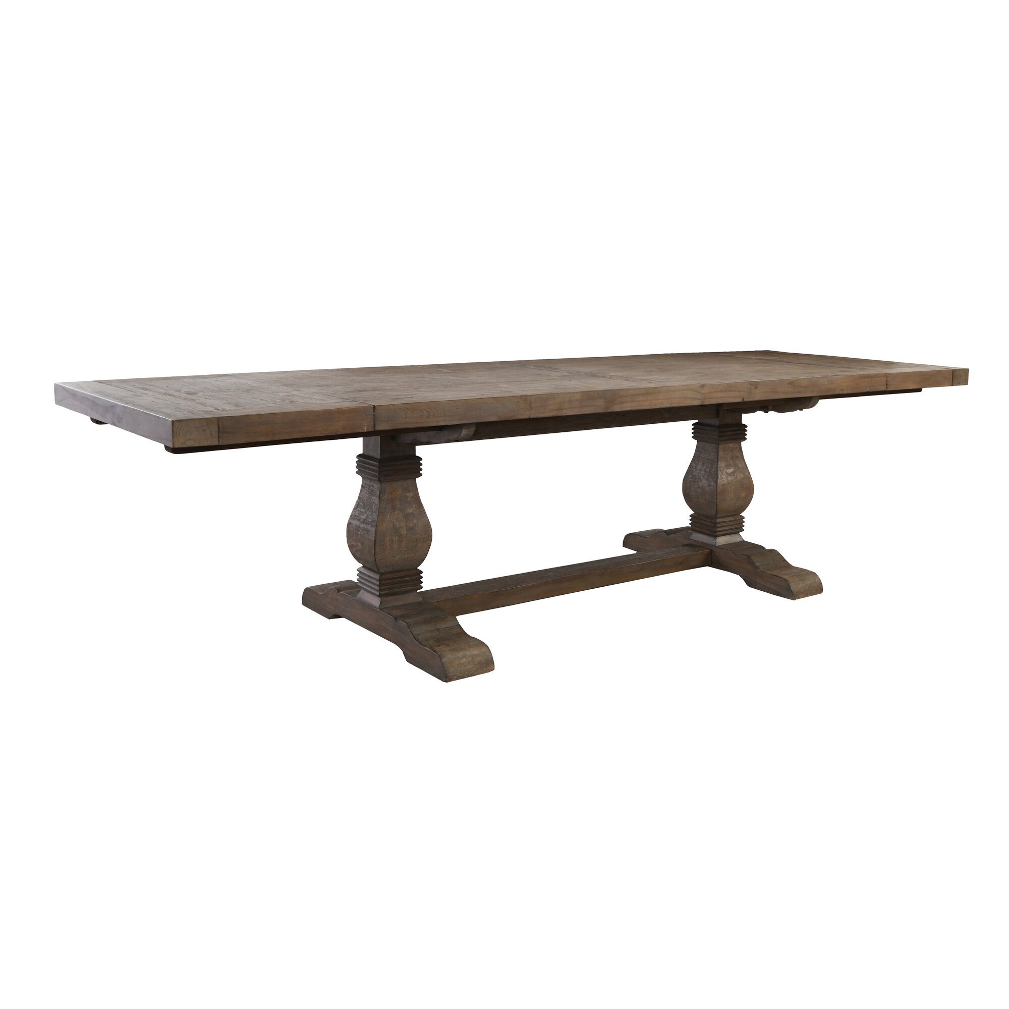Kinston Extendable Pine Solid Wood Dining Table