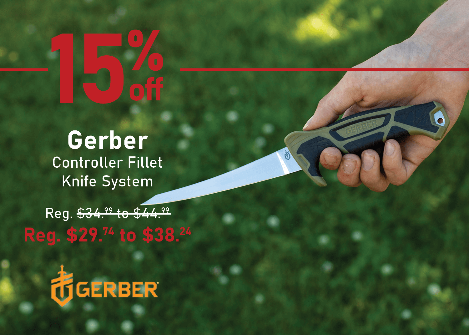 Save 15% on the Gerber Controller Fillet Knife System