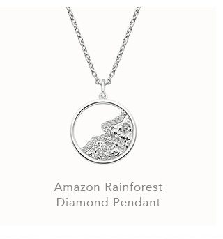 Amazon Rainforest Diamond Pendant