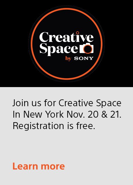 Join us for Creative Space In New York Nov. 20 & 21. Registration is free. | Learn more