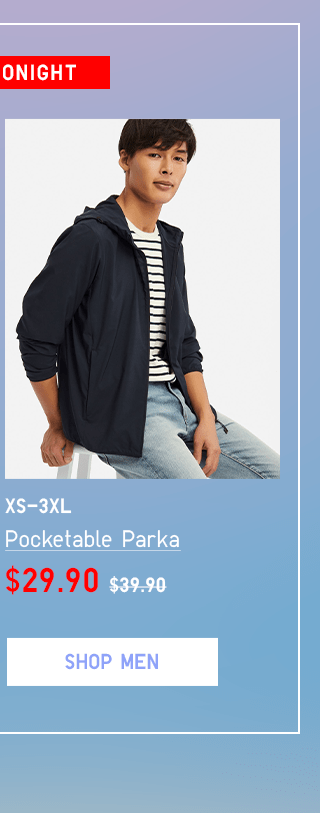 BODY16 - MEN POCKETABLE PARKA