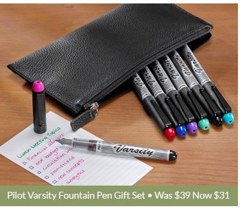 Pilot Varsity Fountain Pen Gift Set
