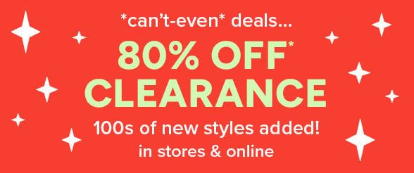 75% off Clearance