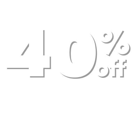 Ends Tomorrow. In-store and Online. 40% off any one regular-priced item.
