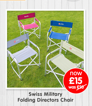 Swiss Military Folding Directors Chair