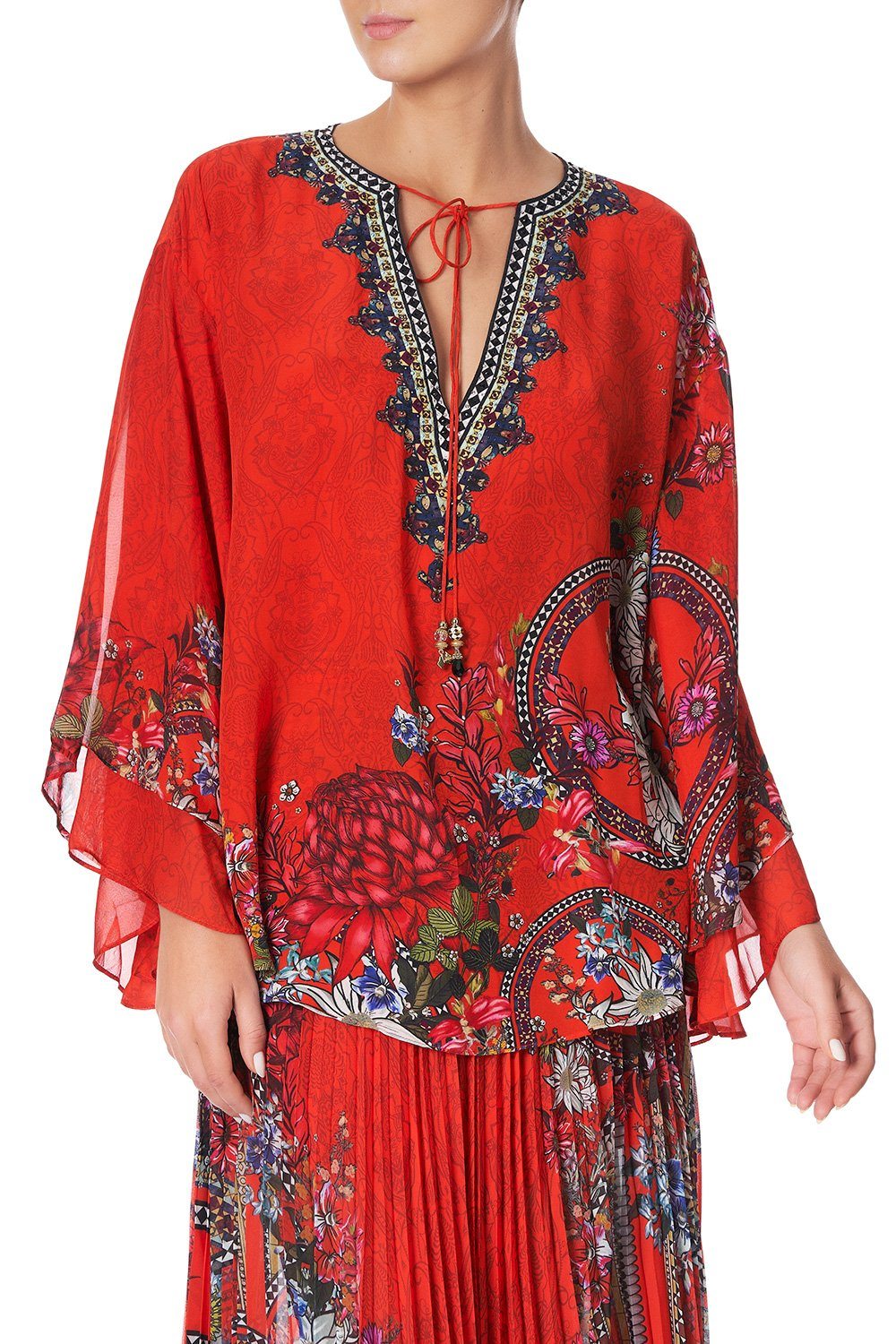 BLOUSE WITH DOUBLE SLEEVE WONDERING WARATH