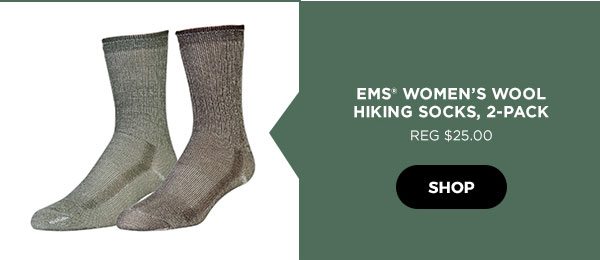 EMS Women's Wool Hiking Socks, 2-Pack - Click to Shop