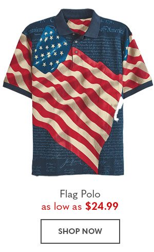 Flag Polo as low as $24.99