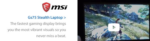 MSI GS75 Stealth Laptop