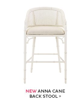 Anna Cane Back Stool