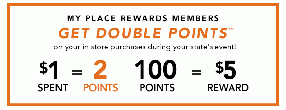 Earn Double / Triple Points