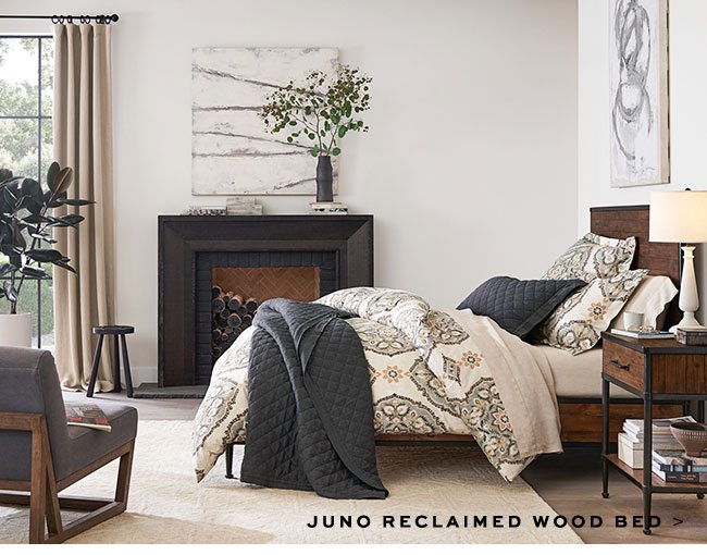 JUNO RECLAIMED WOOD BED >