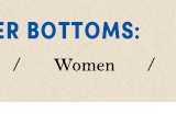 Shop Women's Summer Bottoms