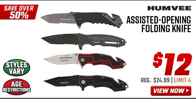 Humvee Assisted-Opening Folding Knife